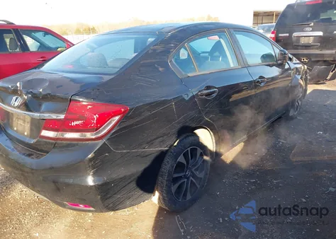 2015 Honda Civic Ex из США, поврежденный, VIN 19XFB2F84FE251875